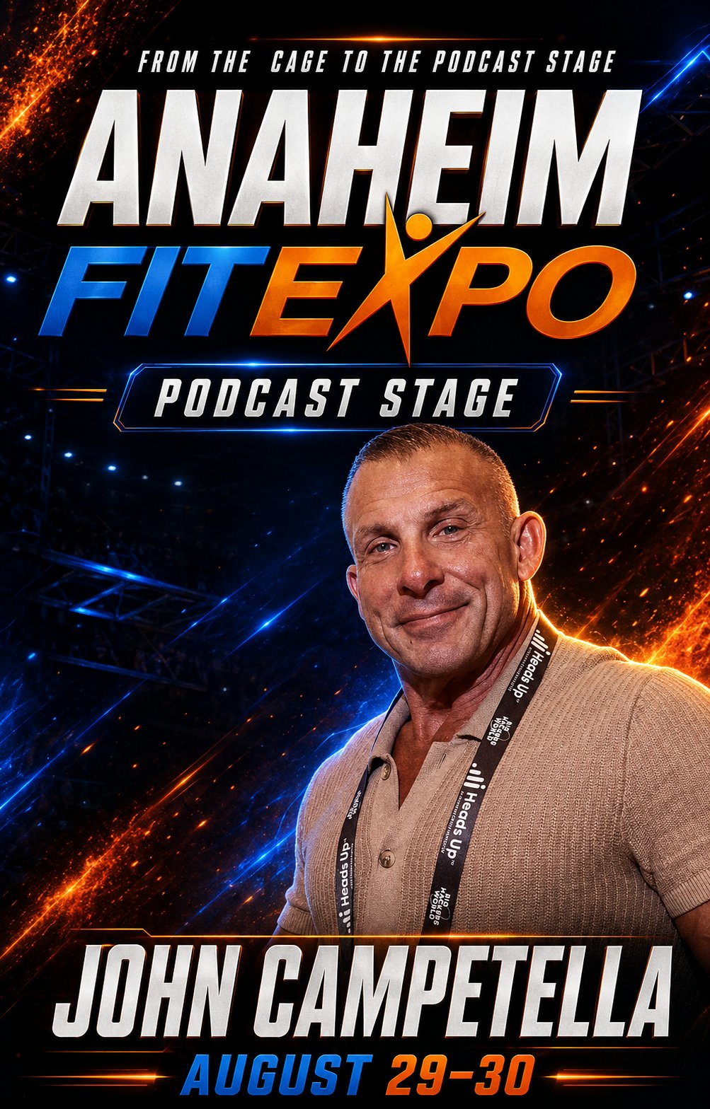Anaheim FitExpo — Podcast Stage — John Campetella